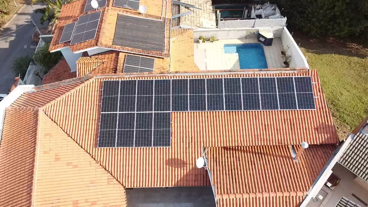 Energia fotovoltaica residencial, instalação da Tech GD (2)